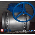 API 6D 3PC Flanged Forged Trunnion Mounted Ball Valve